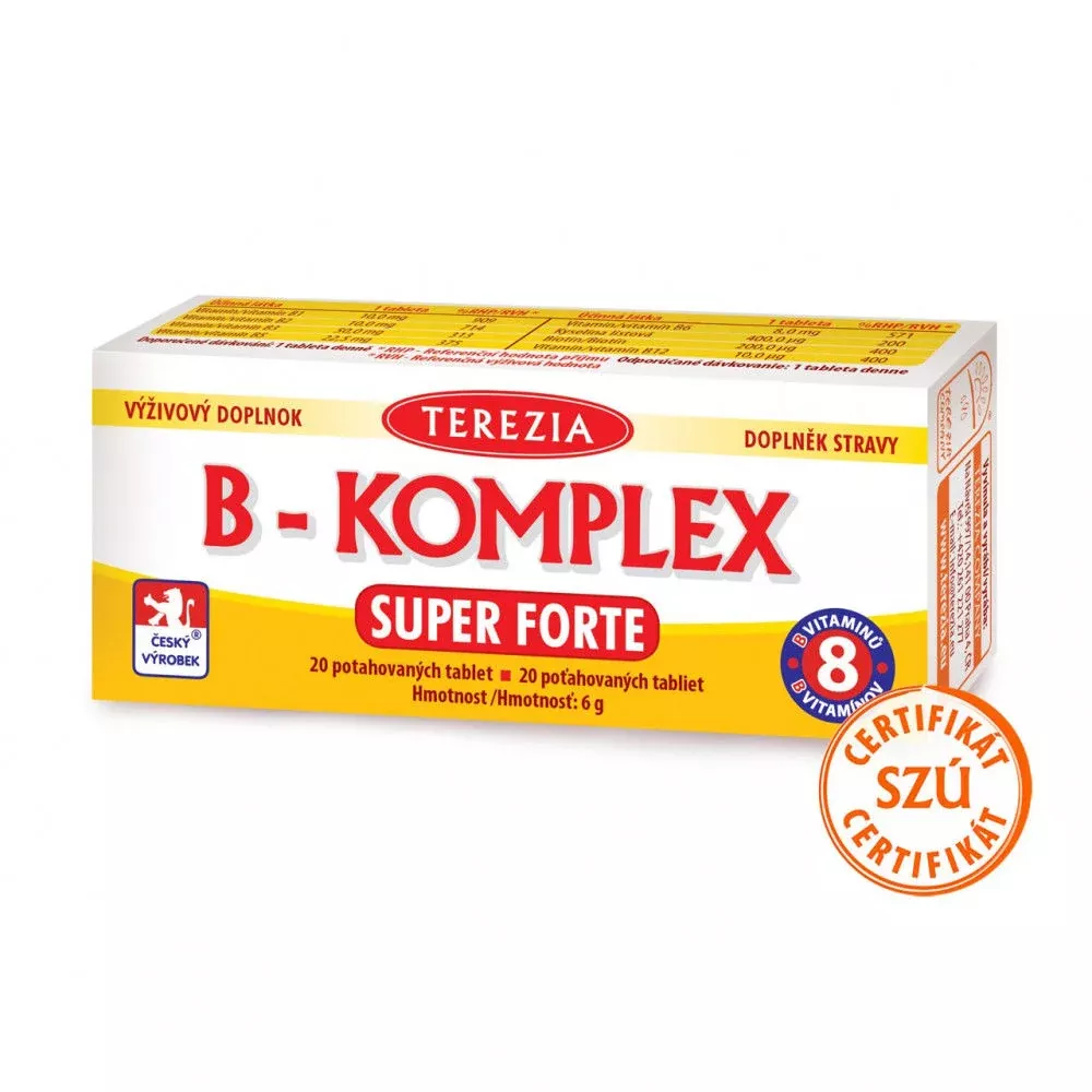 100% Pure B-COMPLEX SUPER FORTE TABLETS Natural vitamins BIO Immune