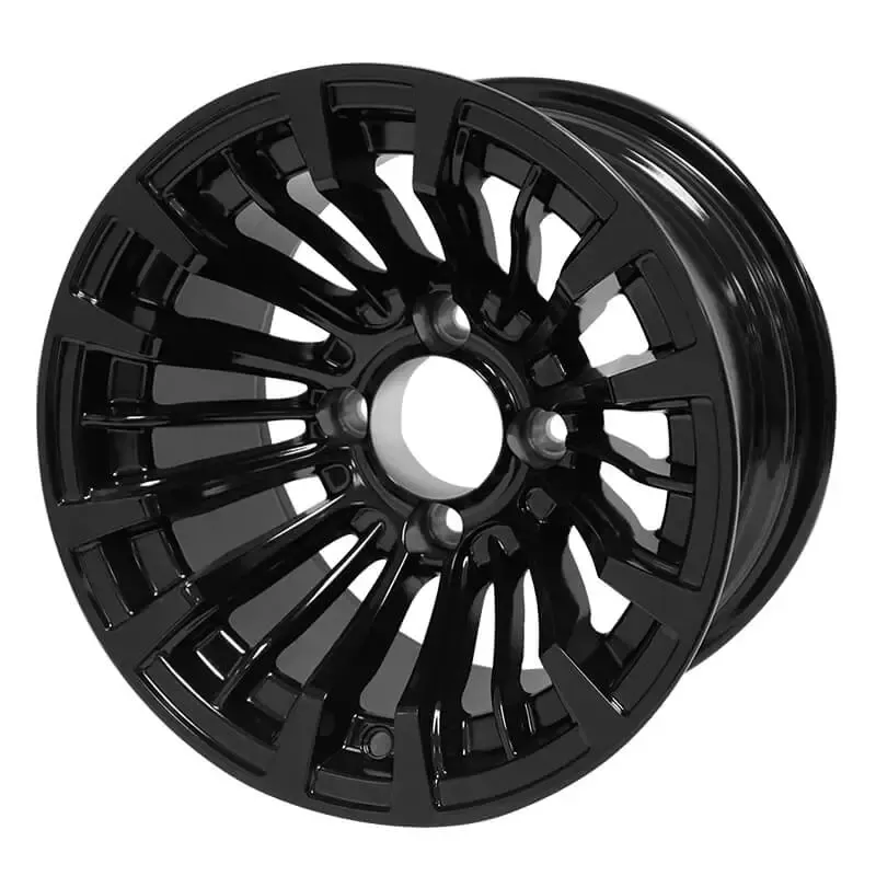 12″ Black ‘Matador’ Aluminum Wheel,12×7″ Offset: 3+4
