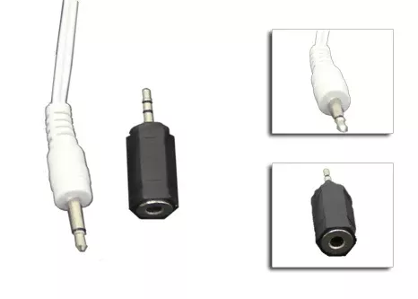 2 Adapters for 2.5/3.5mm output/input