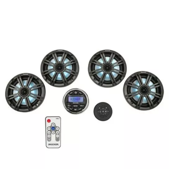 200W Weatherproof Gauge-Style Media Center Kicker