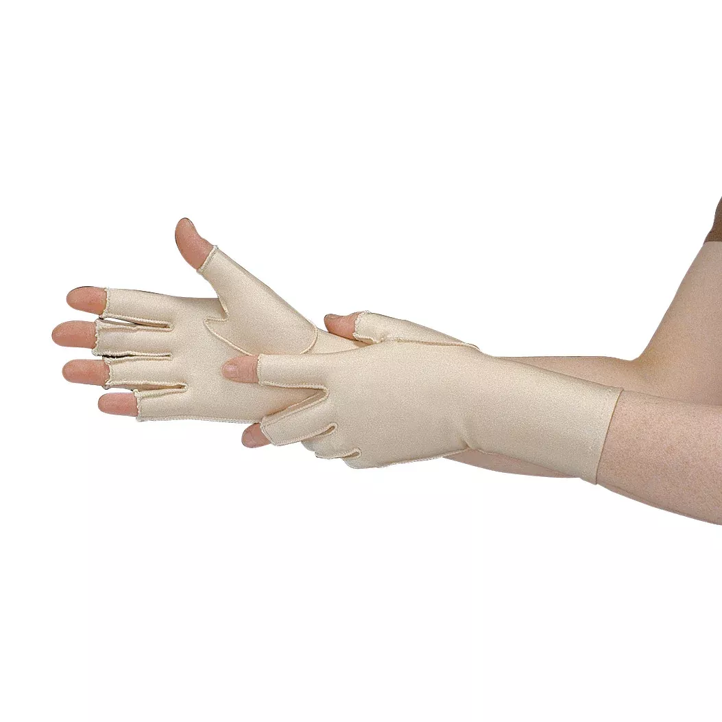 3/4-Finger Wrist-Length Gentle Compression Glove