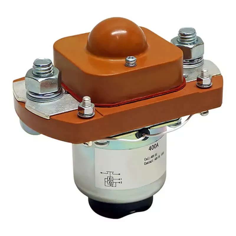 36/48V Heavy Duty Solenoid 200/400 Amp – Compatible with Navitas & Alltrax Controllers for Golf Carts and Electric Vehicles