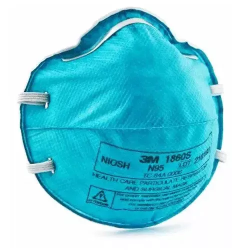 3M 1860S N95 Particulate Respirator Surgical Mask, Small Size 20/Box