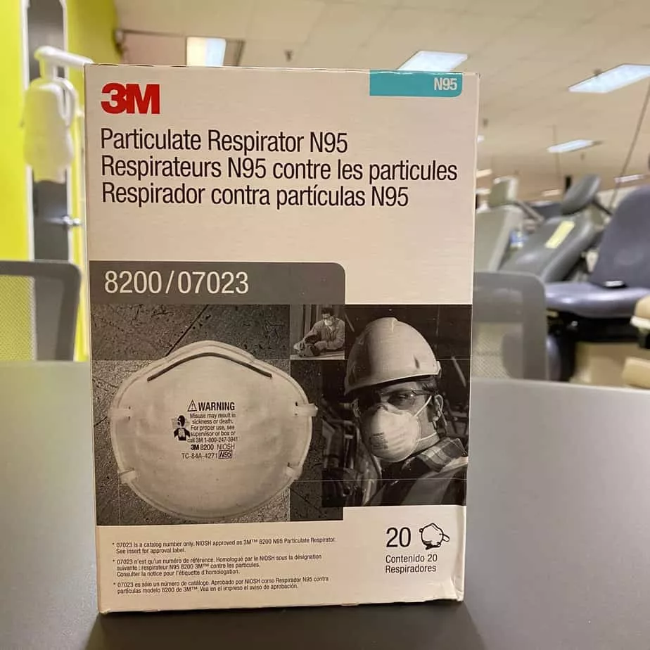 3M 8200 N95 Mask - Pack of 20