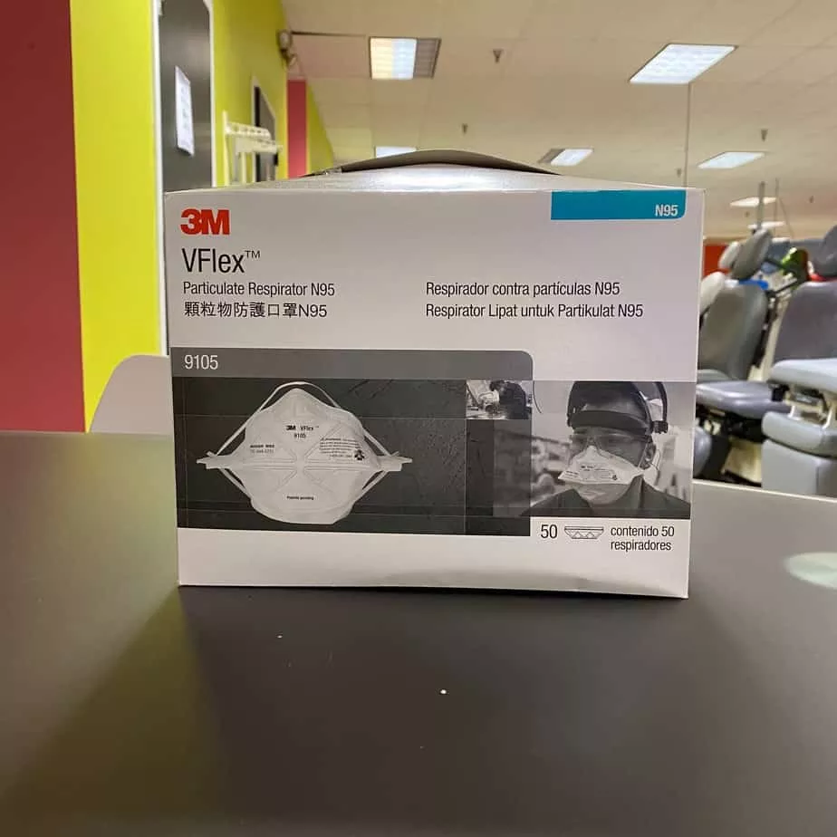 3M 9105 VFlex N95 Mask - Pack of 10