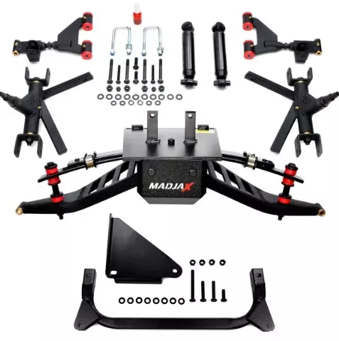 4” MadJax King XD Lift Kit for Yamaha G29/Drive & Drive2 with Solid/Fixed Rear Axel