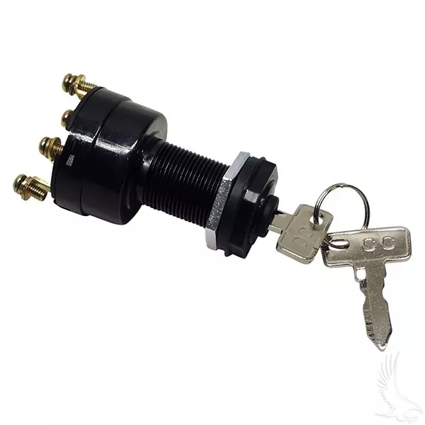 4 Terminal Key Switch for Club Car DS Gas (1996-Current) | Ignition Switch Replacement