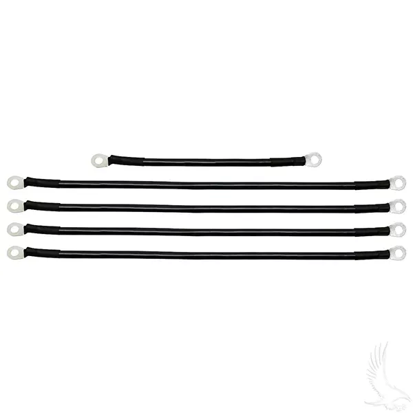 48-Volt 4-Gauge Battery Cable Set for Yamaha G22