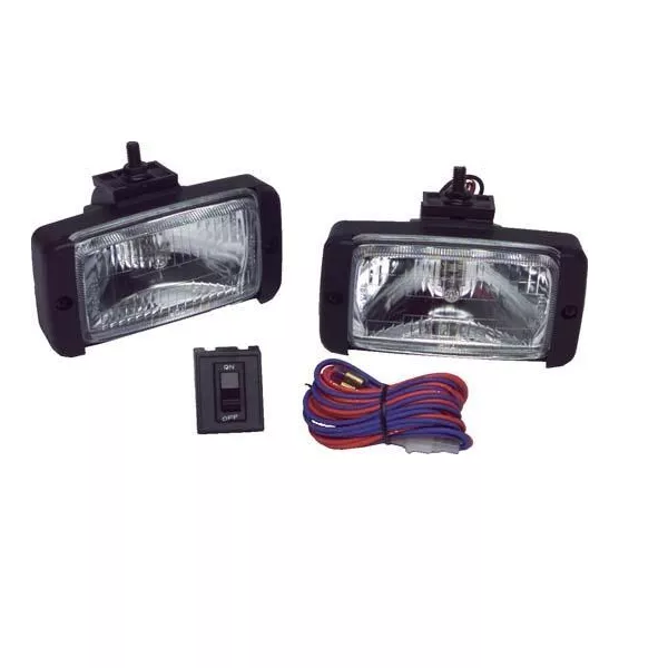 55 Watt. 12-Volt Halogen Headlight Set (Black Housing)