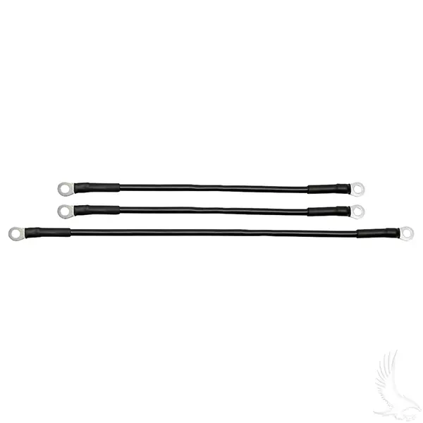 6 Gauge 12V Battery Cable Set For Yamaha G29/Drive