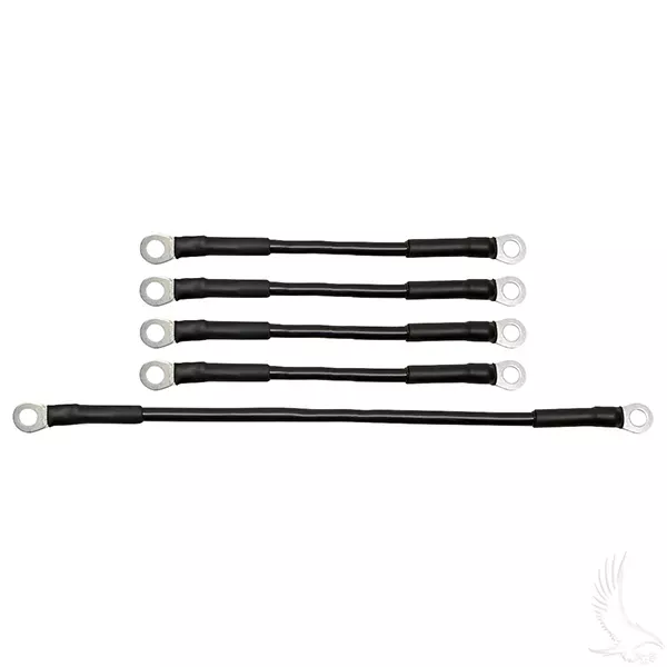 6 Gauge 36V Battery Cable Set for EZGO Medalist/TXT 1994 – Current