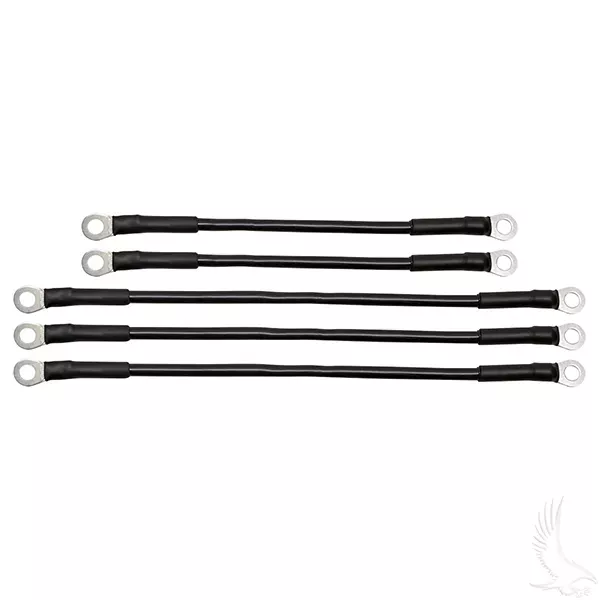 6 Gauge 36V Battery Cable Set For Yamaha G14/G16 1994 – Current