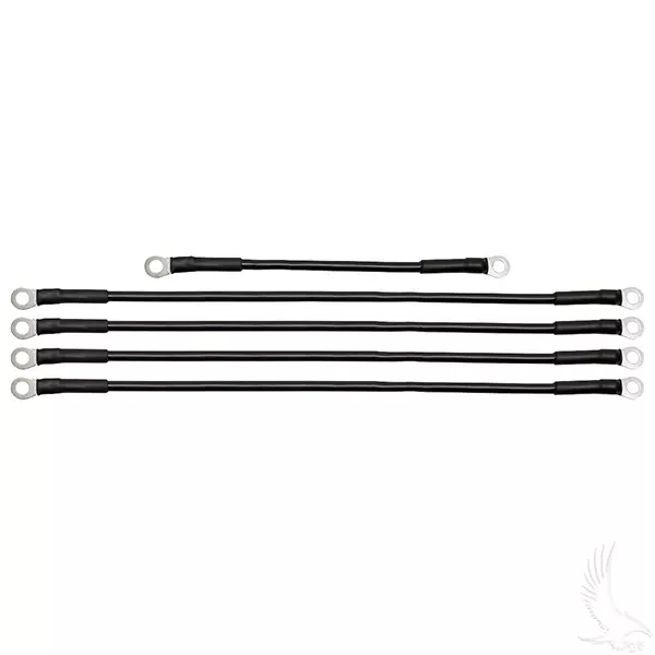 6 Gauge 48V Battery Cable Set For Yamaha G22