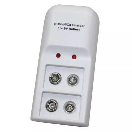 9V Battery Charger for 2 Batteries