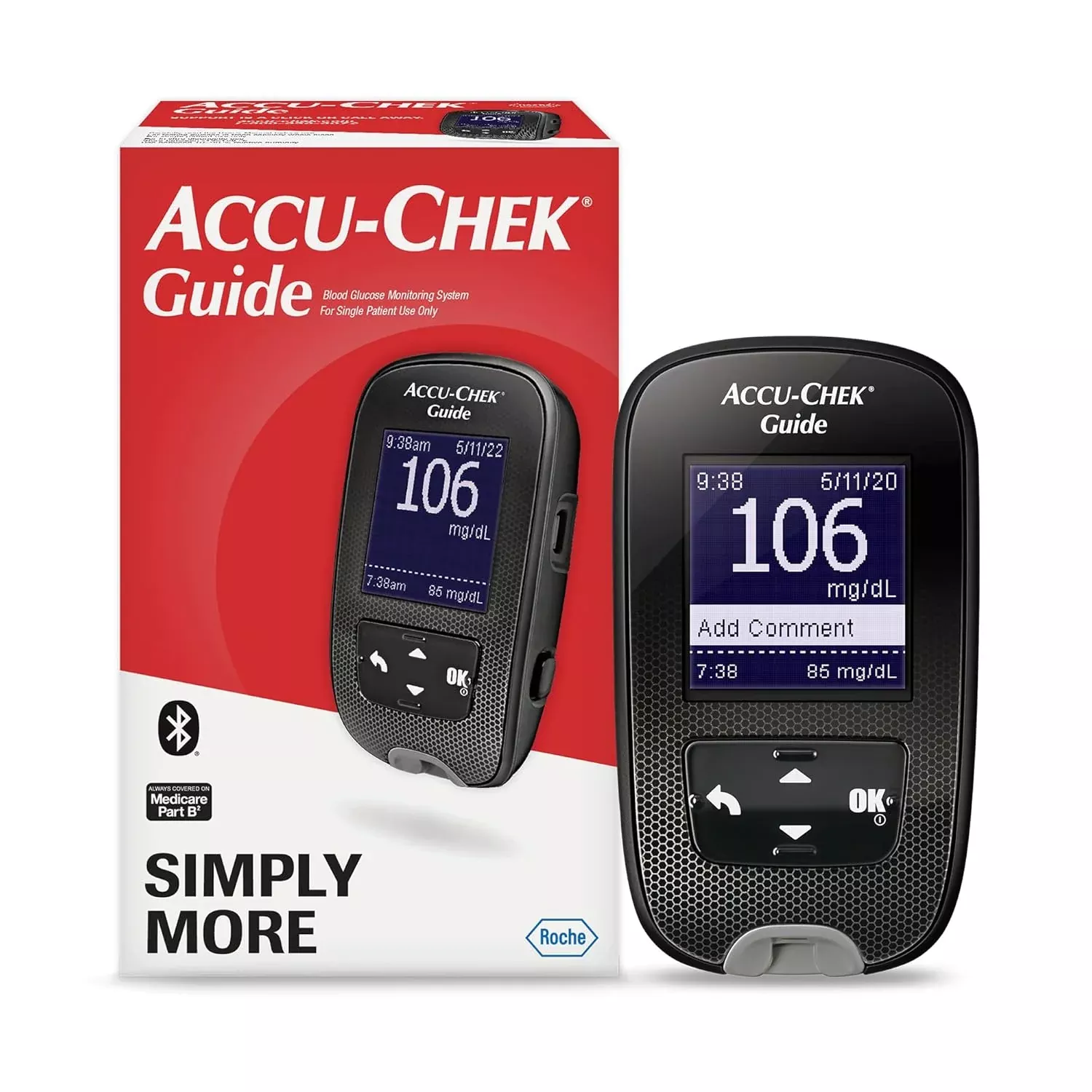 Accu-Chek Guide Blood Glucose Meter [Bluetooth]