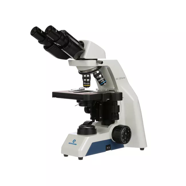 ACCU-SCOPE™ EXC-120 Binocular Microscope with 3 ObjectivesSmall and Specialty Supplier PartnerSmall and/or specialty supplier based on Federal laws and SBA requirements.Learn More" />