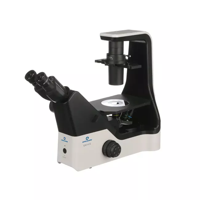 ACCU-SCOPE™ EXI-410-PH Inverted Microscope Series Trinocular with Plan Phase ObjectivesSmall and Specialty Supplier PartnerSmall and/or specialty supplier based on Federal laws and SBA requirements.Learn More" />