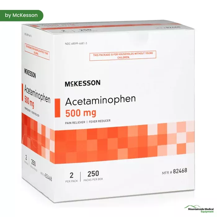 Acetaminophen Extra-Strength 500 mg Unit Dose Tablets 250 x 2's