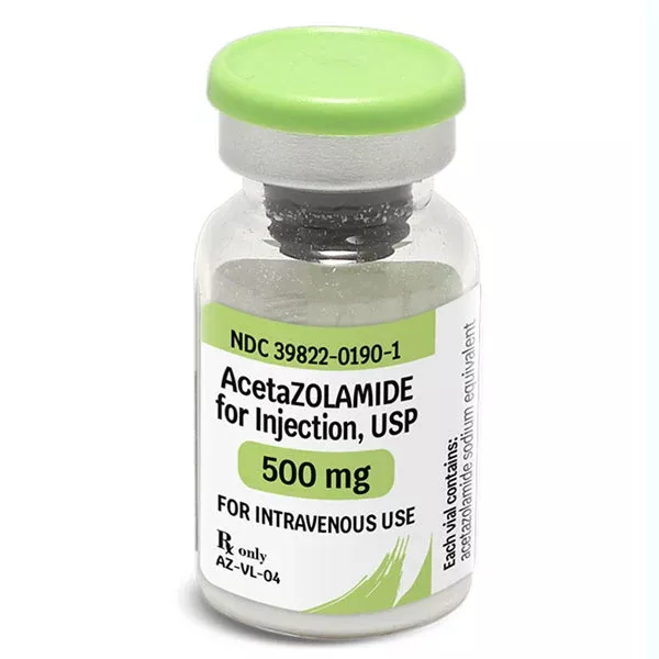 Acetazolamide for Injection 500 mg Vial (RX)