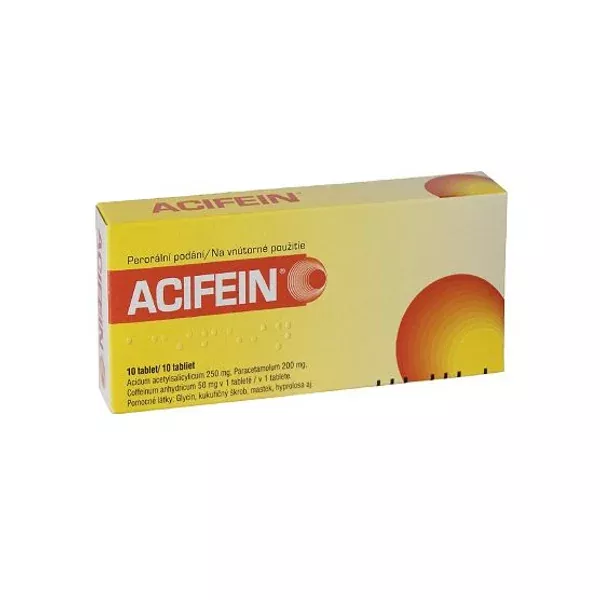 ACIFEIN 250mg/200mg/50mg - 10 tablets