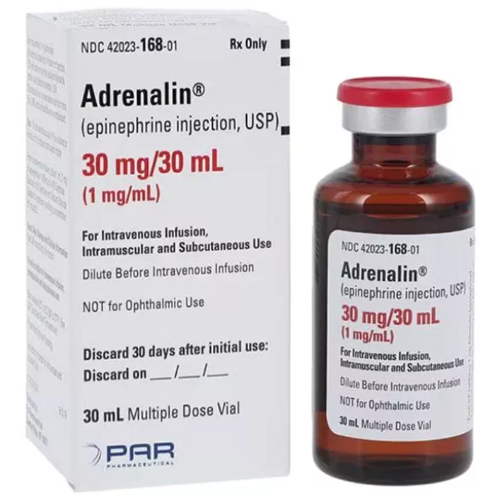 Adrenalin Epinephrine Injection Multiple-Dose Vial 30 mL (Rx)