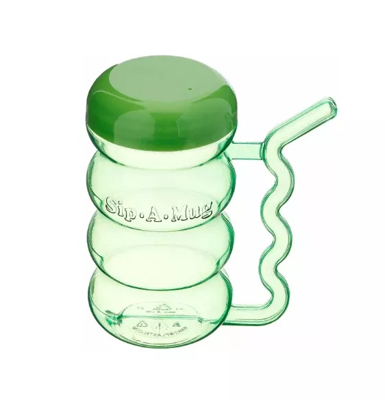Adult Spillproof Drinking Cup with Built-In-Straw - pack of 3