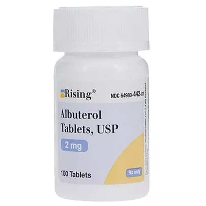 Albuterol Sulfate Tablets 2 mg, 100/Bottle (Rx)