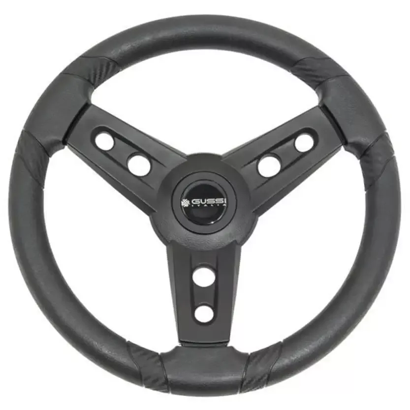 All EZGO TXT / RXV Models Gussi Italia Lugana Black Steering Wheel