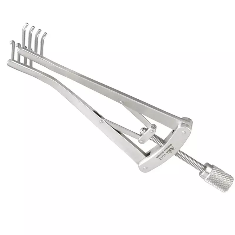 Alm Retractor, 3 7/8", Spread 3", Prongs ½" Deep