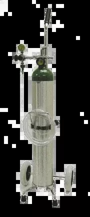 Aluminum Oxygen Kit, Empty, 685 Liter