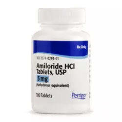 Amiloride HCI Tablets 5 mg, 100 Count (RX)