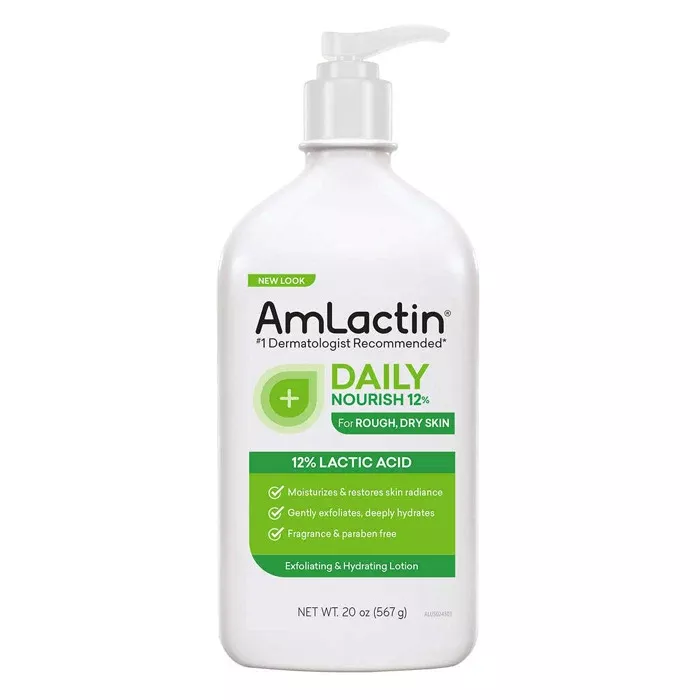 AmLactin Daily Moisturizing Body Lotion with 12% Lactic Acid, 7.9 oz