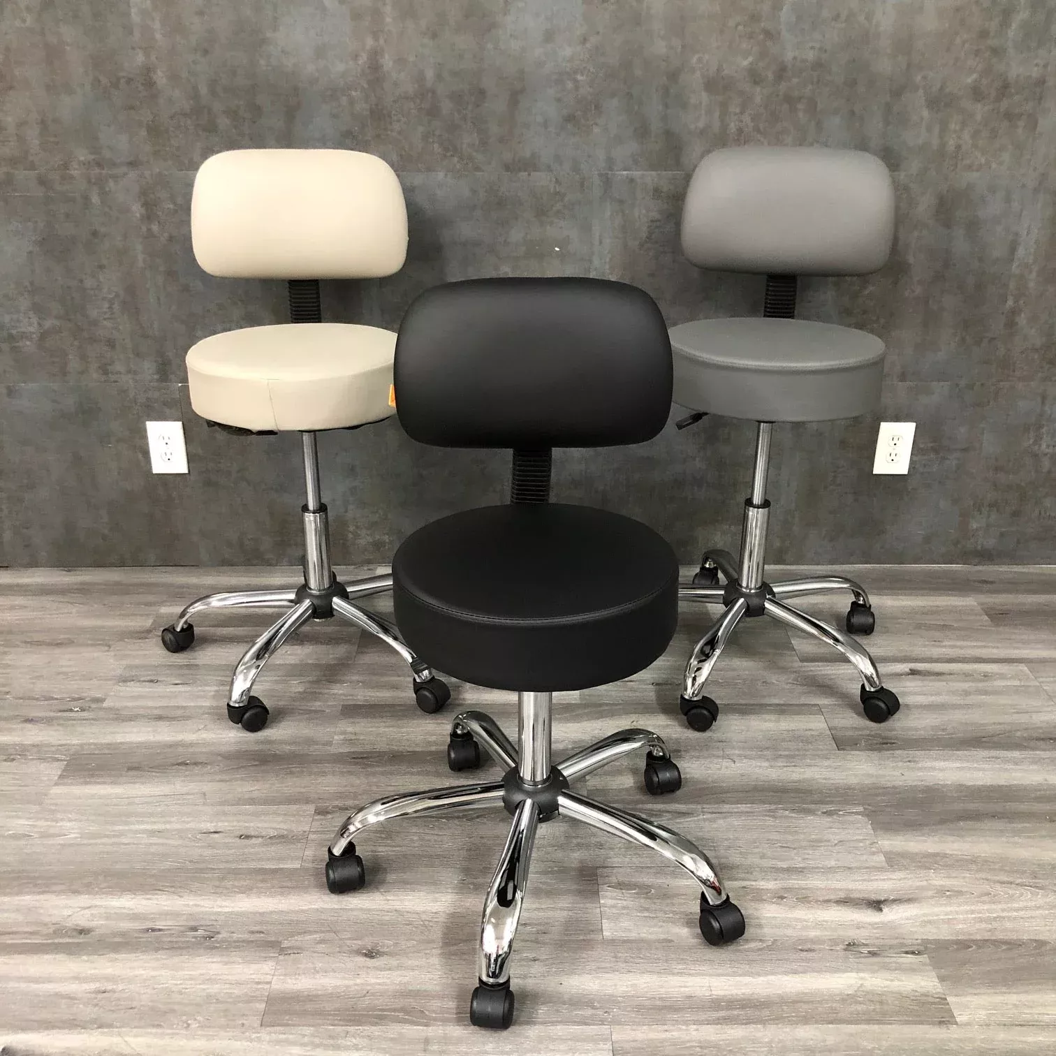 Angelus Physician Stool Hydraulic With Back