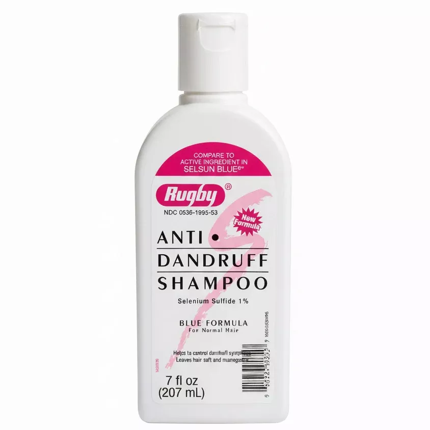 Anti-Dandruff Shampoo with Selenium Sulfide 1%, Blue Formula 7 oz