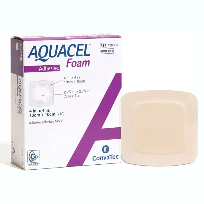 Aquacel Adhesive Silicone Foam Dressing with Border
