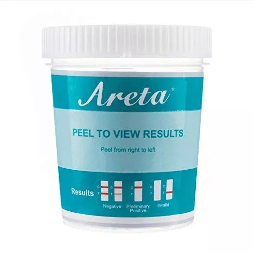 Areta 12 panel Instant Drug Test Cup Testing 12 Different Drugs Plus Temperature Strips #ACDOA-6125B