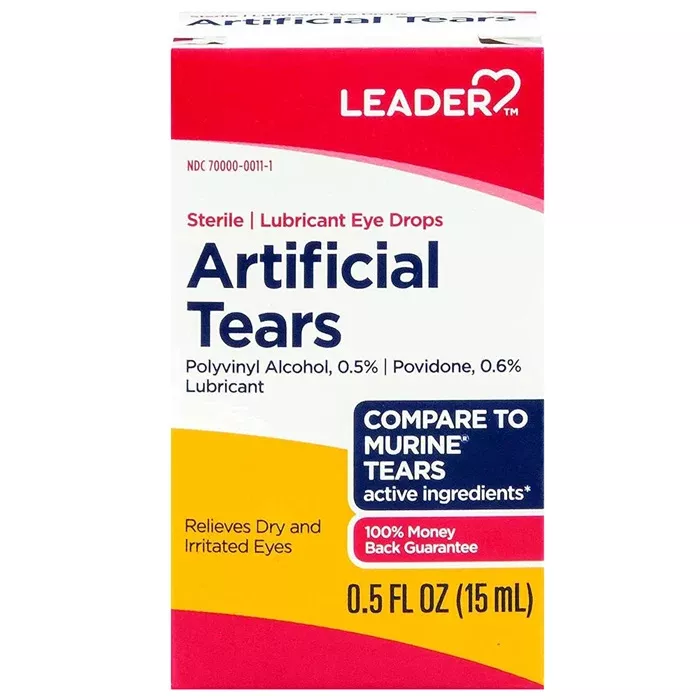 Artificial Tears Eye Drops (Comparable to Murine Tears) 15 mL, Sterile