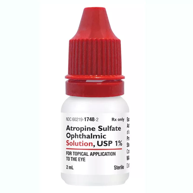 Atropine Sulfate Ophthalmic Solution 1% Eye Drops 2 mL, Sterile (RX)