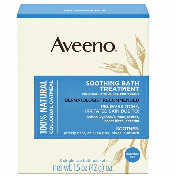 Aveeno Soothing Bath Treatment Packets 8 Count