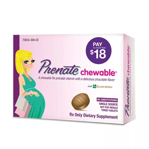 Avion Prenate Chewable Vitamin Dutch Chocolate 30ct (Rx)