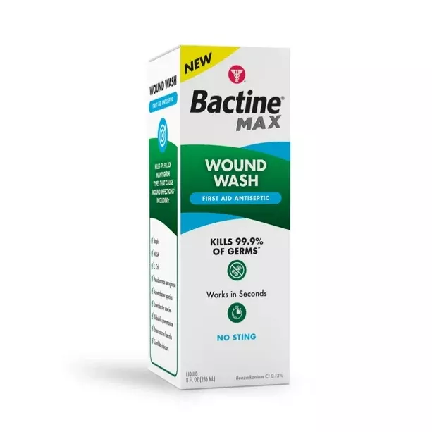 Bactine MAX Wound Wash First Aid Antiseptic