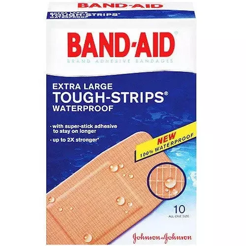 Band-Aid Bandages Tough-Strips Extra Large