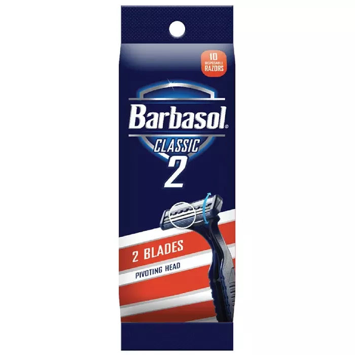 Barbasol Classic 2 Disposable Razors 10 Pack