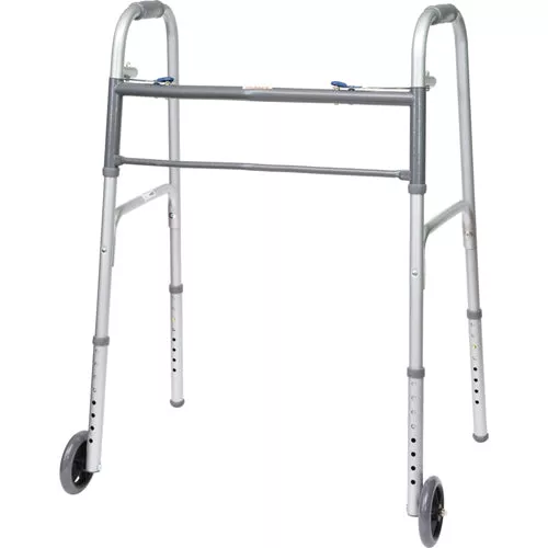 Bariatric 2-Button Walker w/ 5Wheels2/CS