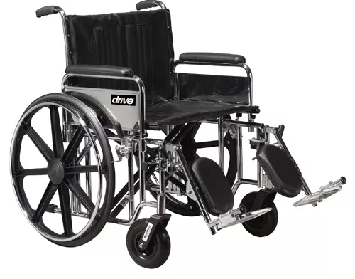 Bariatric WheelchairRem Desk Elev Legrests22Wide
