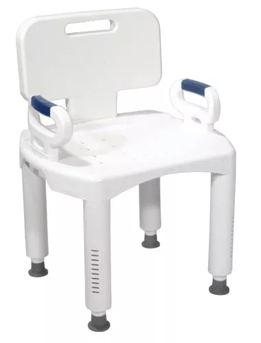 Bath BenchPremium Series with Back and Arms