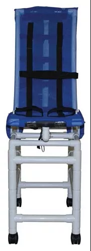 Bath Chair Articulating Lg PVC Reclining w/ Base & Casters