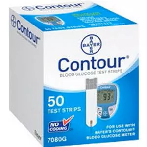 Bayer Contour Microfill Blood Glucose Test Strip