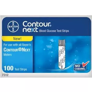 Bayer Contour Next Blood Glucose Test Strips