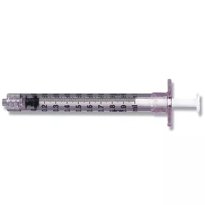 BD 1 mL Syringe with Luer-Lok Tip Without Safety 100/Box BD 309628